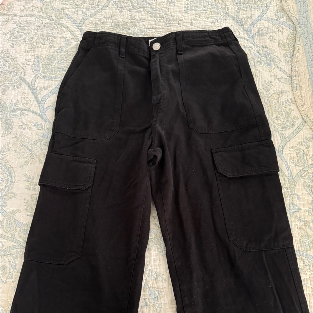 Zara Black Cargo Pants